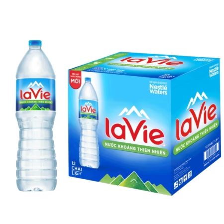 Thùng nước LaVie 1.5L