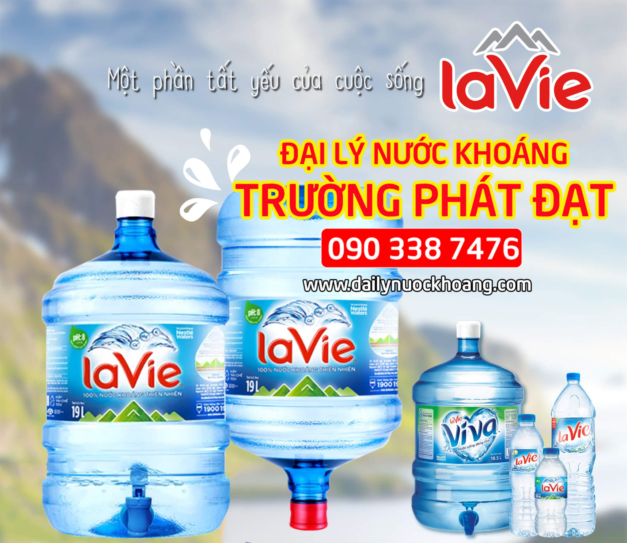 Đại lý nước khoáng LaVie chính hãng - Trường Phát Đạt