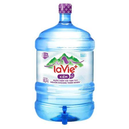 Nước LaVie+ Kiềm 18.5L (BÌNH CÓ VÒI)